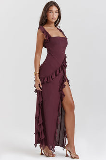 Ariana | Robe Maxi Fendue