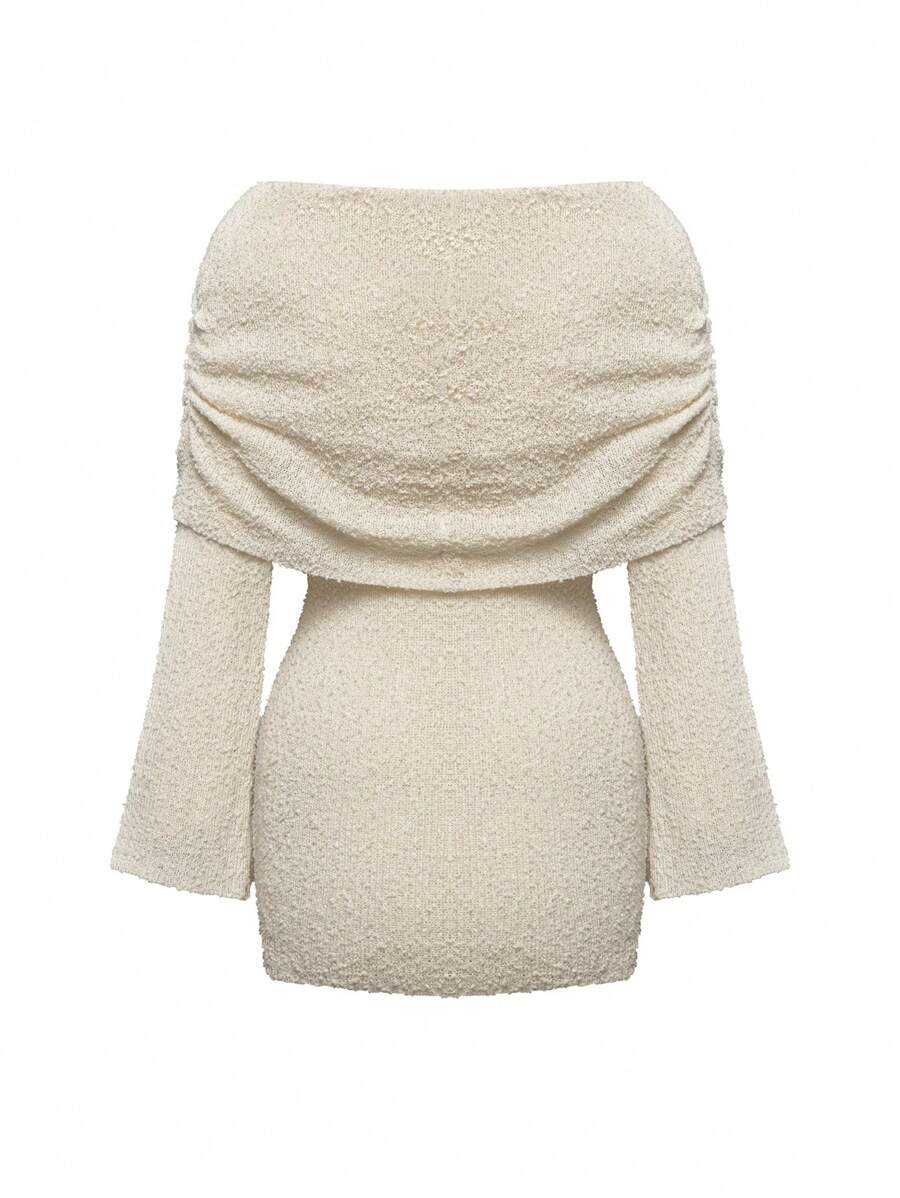 Elyanne | Robe Mini Épaules Nues & Éclat Nocturne