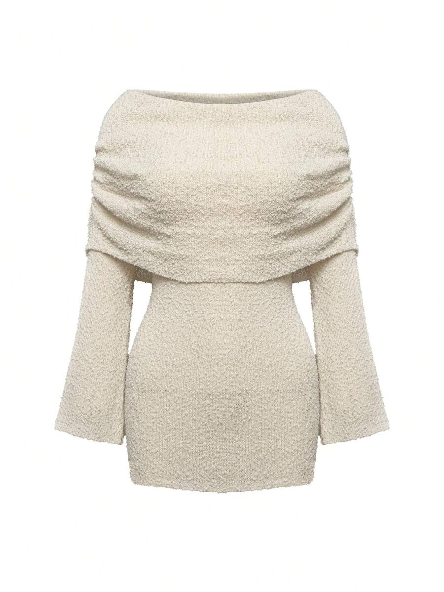 Elyanne | Robe Mini Épaules Nues & Éclat Nocturne