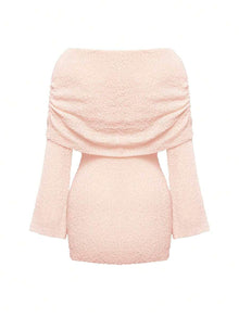 Elyanne | Robe Mini Épaules Nues & Éclat Nocturne