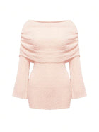 Elyanne | Robe Mini Épaules Nues & Éclat Nocturne