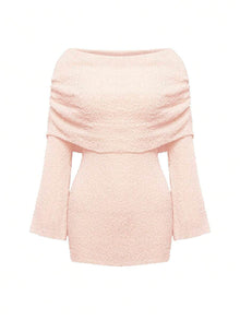 Elyanne | Robe Mini Épaules Nues & Éclat Nocturne