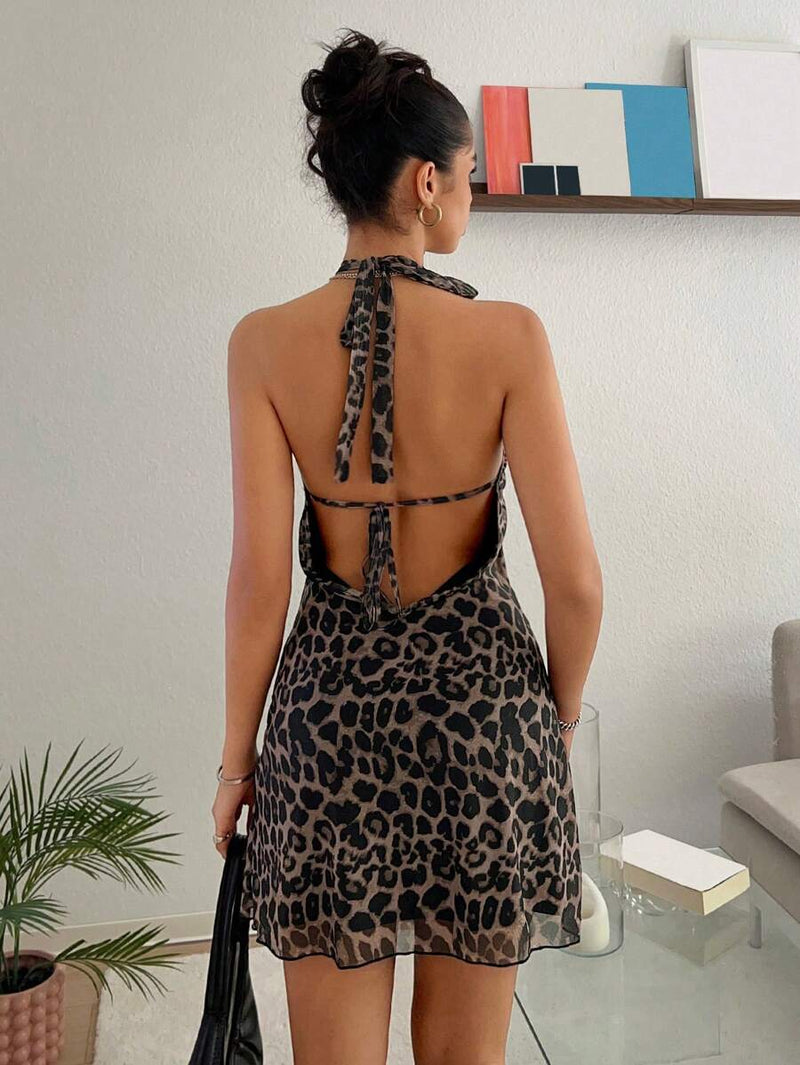 Leona | Robe Mini Sauvage & Dos Nu