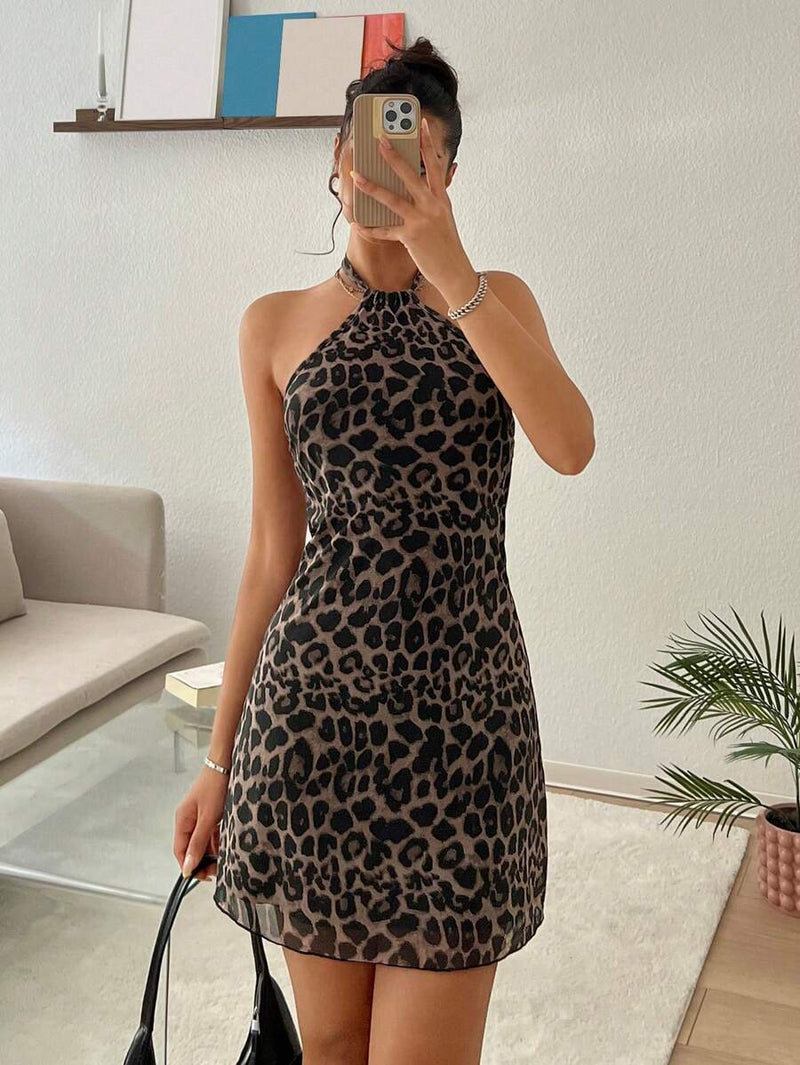 Leona | Robe Mini Sauvage & Dos Nu