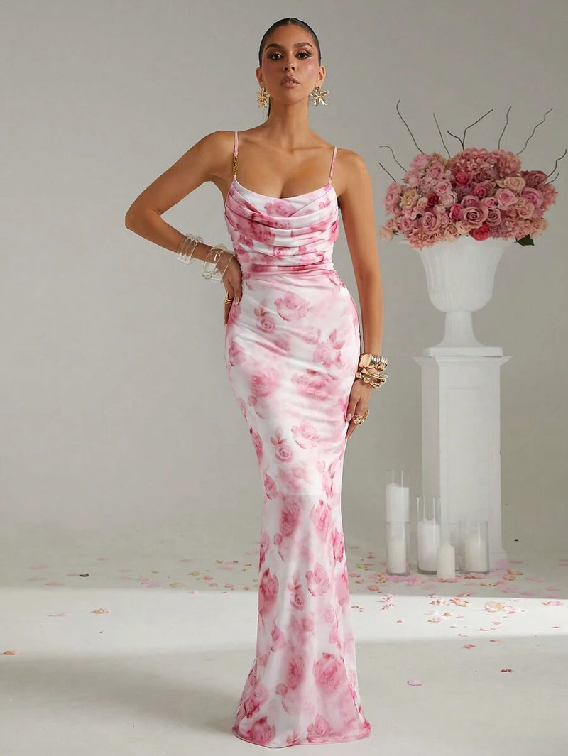 Aurea | Robe Maxi Ajustée à Touches de Luxe