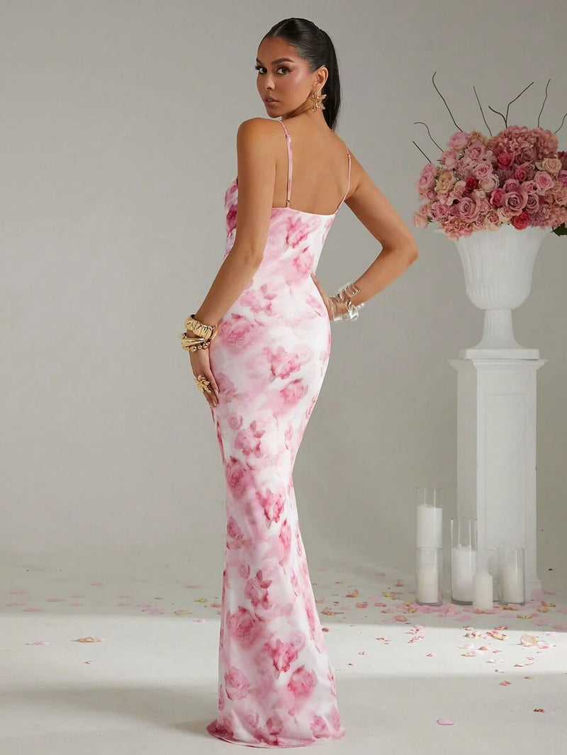 Aurea | Robe Maxi Ajustée à Touches de Luxe