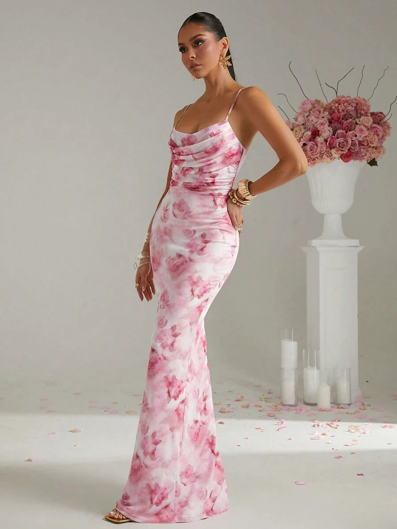 Aurea | Robe Maxi Ajustée à Touches de Luxe