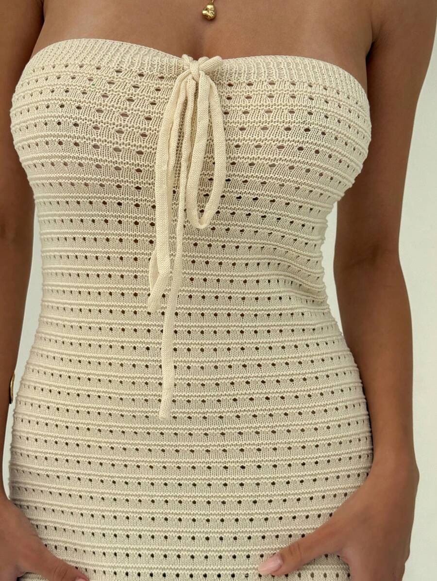 Maïa | Robe Maxi Maille & Taille Sculptée