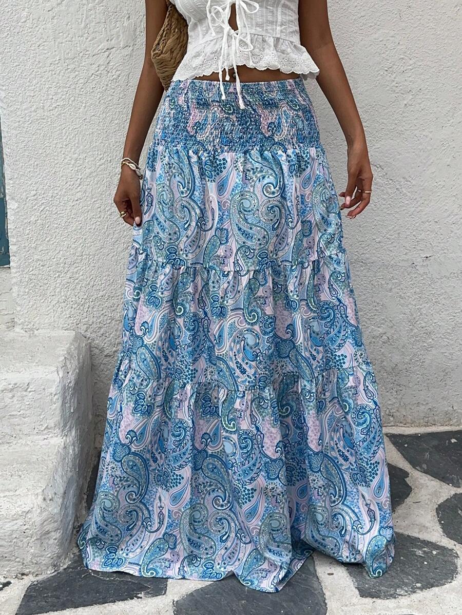 Lya | Jupe Maxi & Motifs Nomades