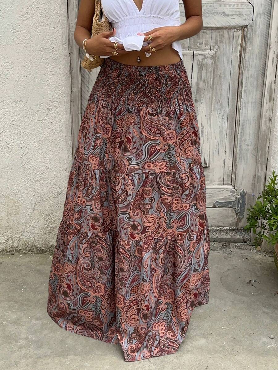 Lya | Jupe Maxi & Motifs Nomades