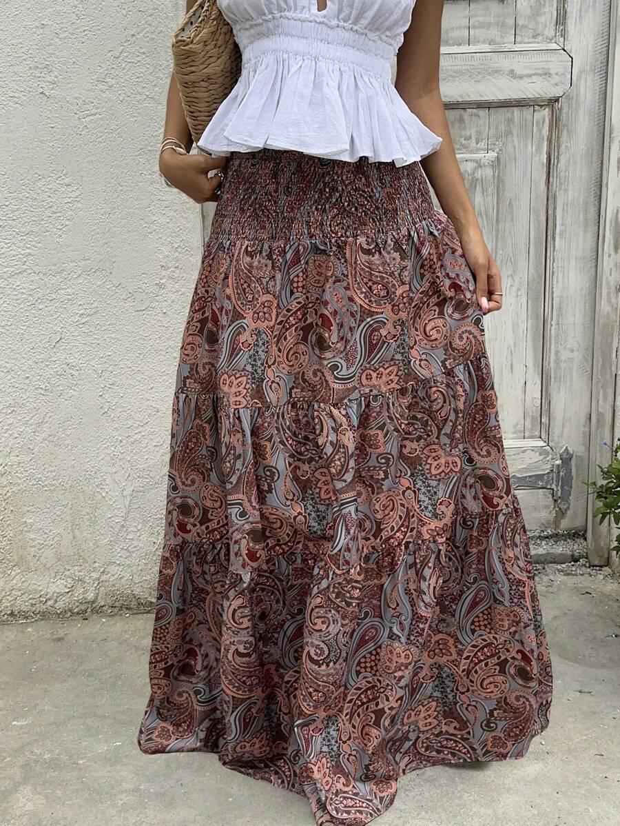 Lya | Jupe Maxi & Motifs Nomades