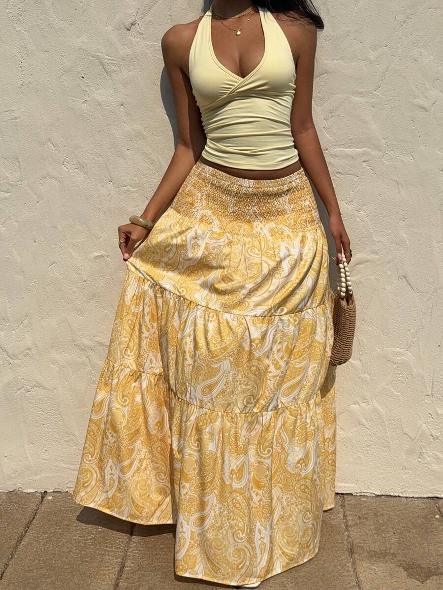 Lya | Jupe Maxi & Motifs Nomades