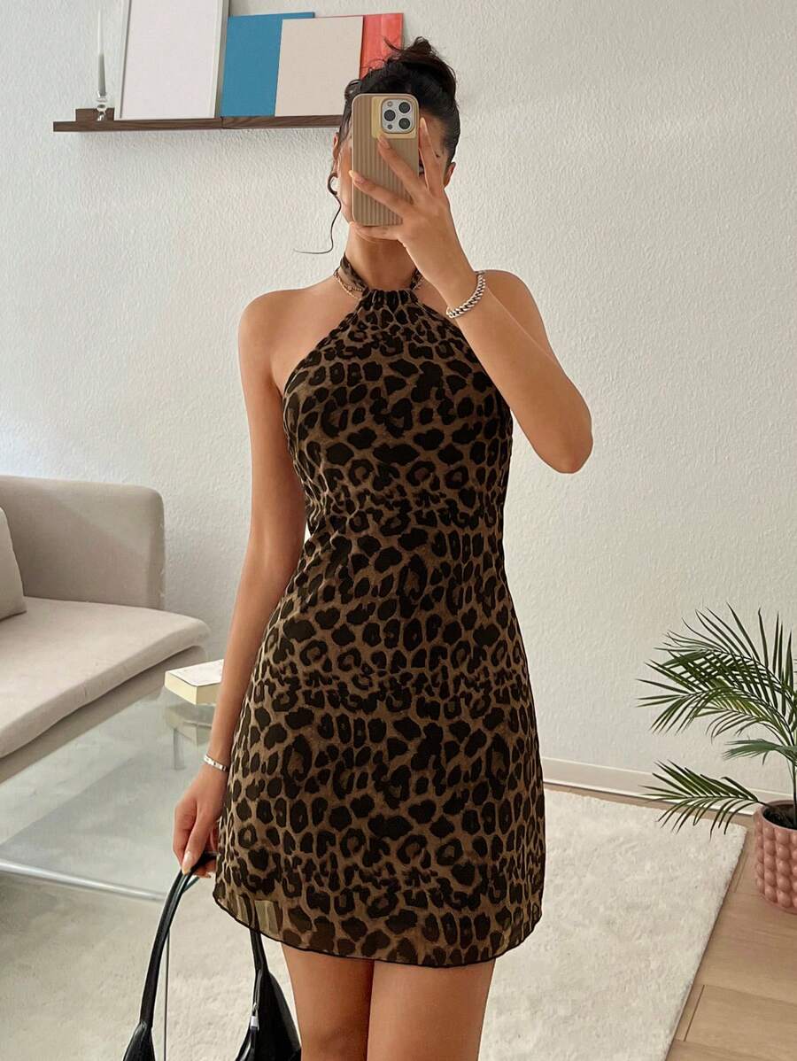 Leona | Robe Mini Sauvage & Dos Nu