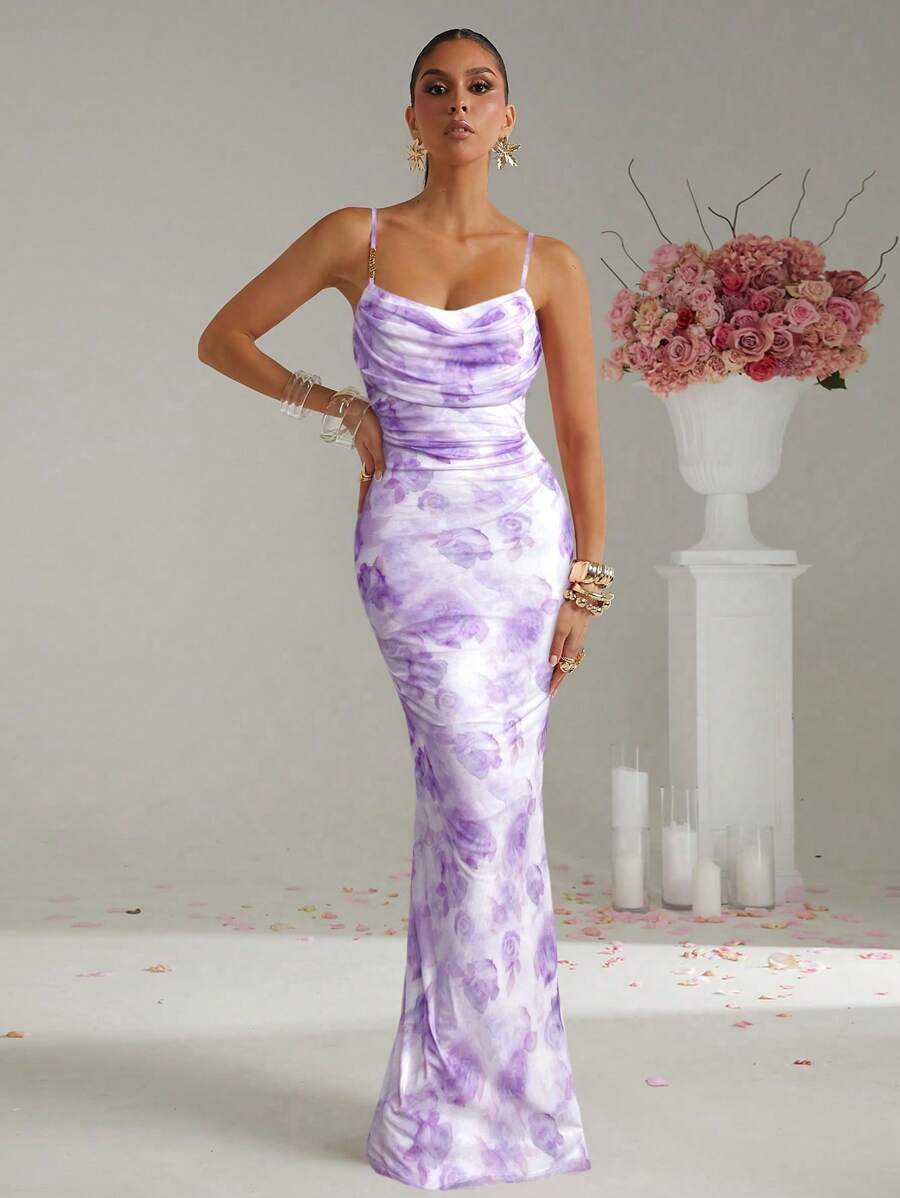Aurea | Robe Maxi Ajustée à Touches de Luxe