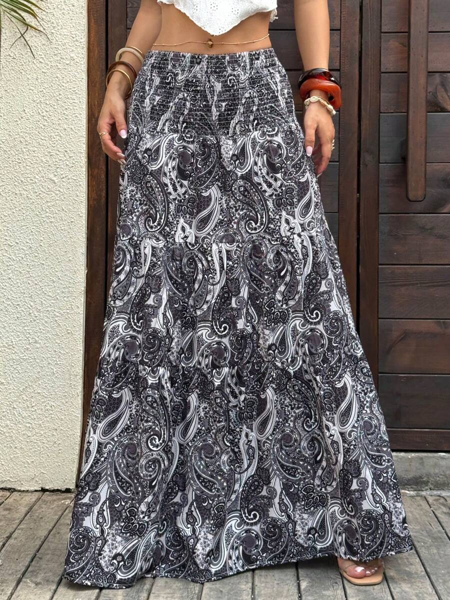 Lya | Jupe Maxi & Motifs Nomades