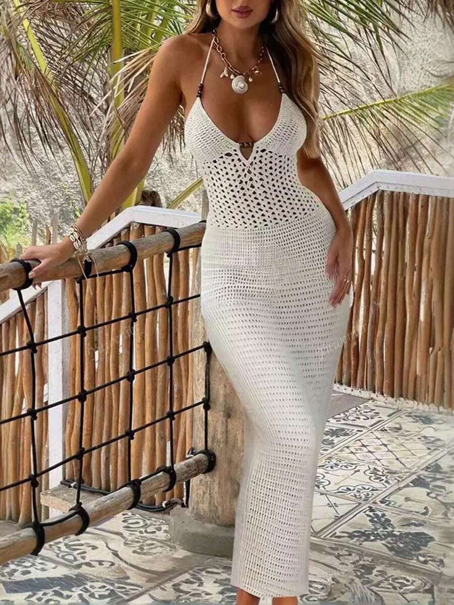 Yelina | Robe Crochet Élancée d’Été