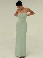 Maïa | Robe Maxi Maille & Taille Sculptée