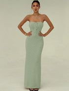 Maïa | Robe Maxi Maille & Taille Sculptée