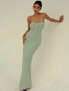 Maïa | Robe Maxi Maille & Taille Sculptée
