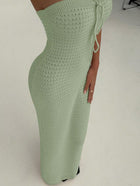 Maïa | Robe Maxi Maille & Taille Sculptée
