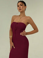 Maïa | Robe Maxi Maille & Taille Sculptée