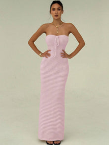 Maïa | Robe Maxi Maille & Taille Sculptée