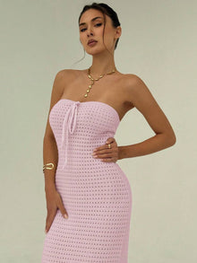 Maïa | Robe Maxi Maille & Taille Sculptée