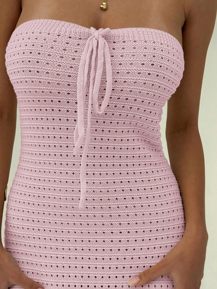 Maïa | Robe Maxi Maille & Taille Sculptée