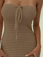Maïa | Robe Maxi Maille & Taille Sculptée