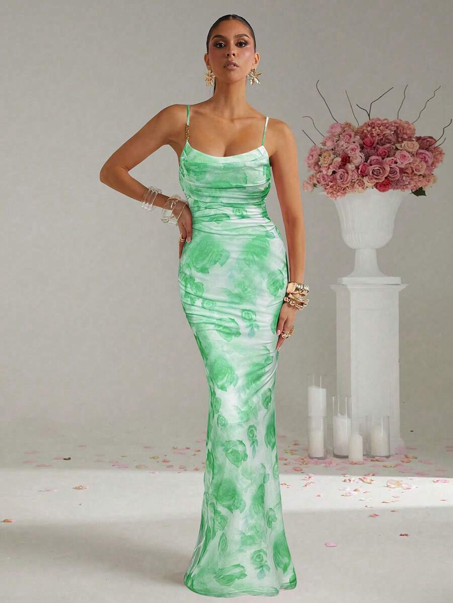 Aurea | Robe Maxi Ajustée à Touches de Luxe