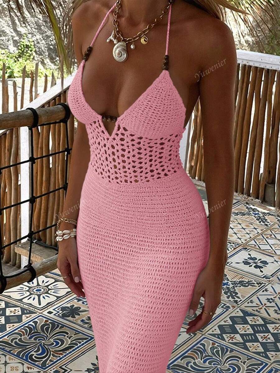 Yelina | Robe Crochet Élancée d’Été