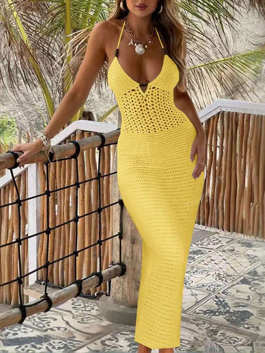 Yelina | Robe Crochet Élancée d’Été