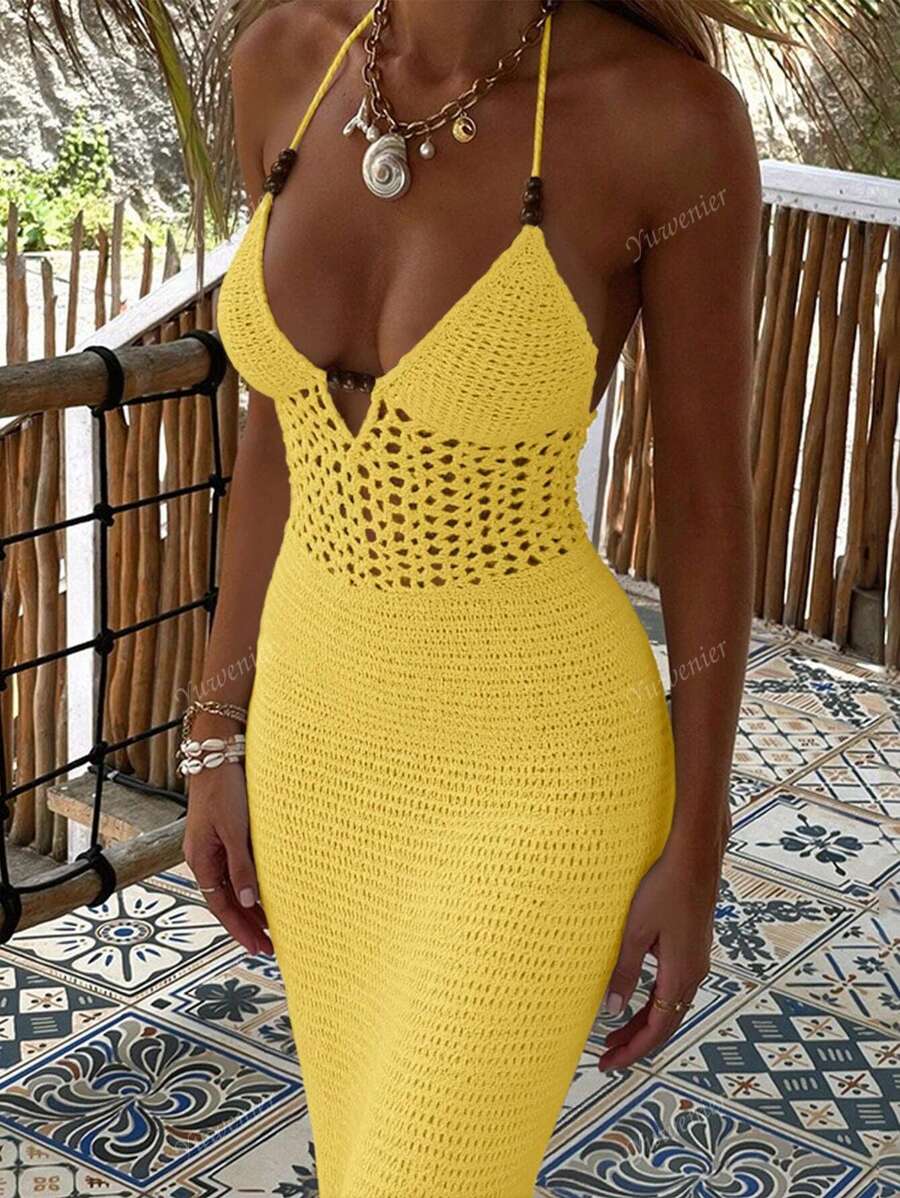 Yelina | Robe Crochet Élancée d’Été