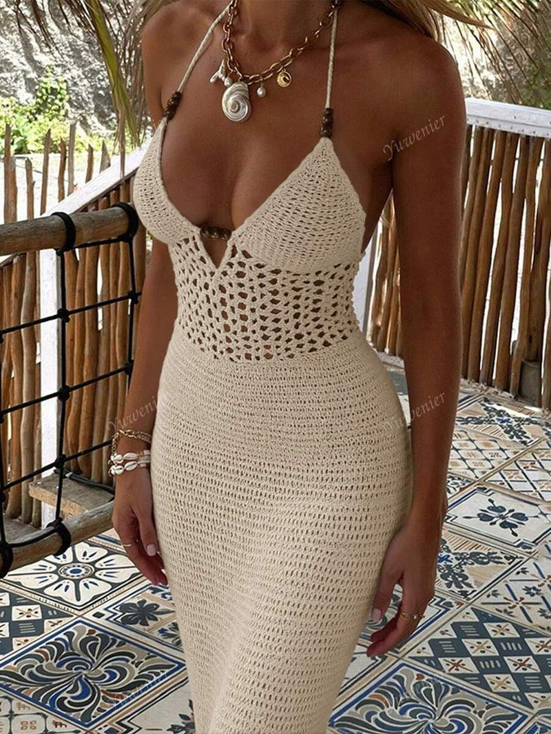 Yelina | Robe Crochet Élancée d’Été