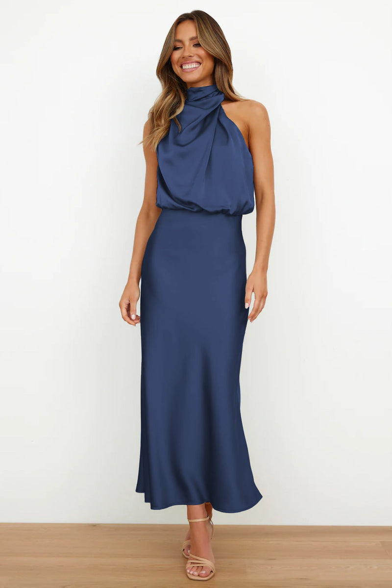 Isabella | Robe Satinée & Élégance Assurée
