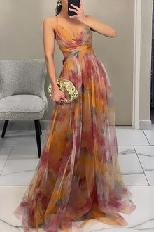 Elody | Robe Maxi Élégante à Imprimé Floral