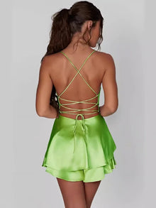 Alizée | Robe Unie Dos Nu à Bretelles