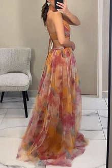 Elody | Robe Maxi Élégante à Imprimé Floral