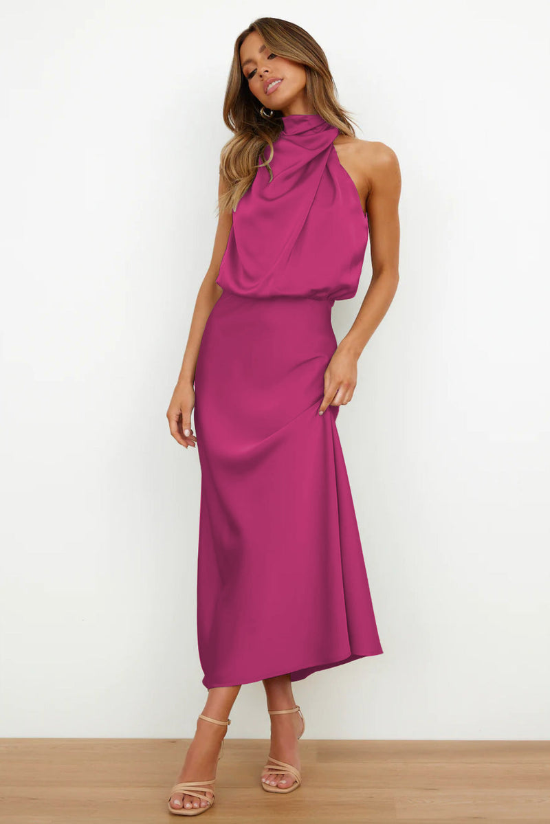 Isabella | Robe Satinée & Élégance Assurée