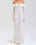 Eline | Robe Sirène En Dentelle & Allure Bohème