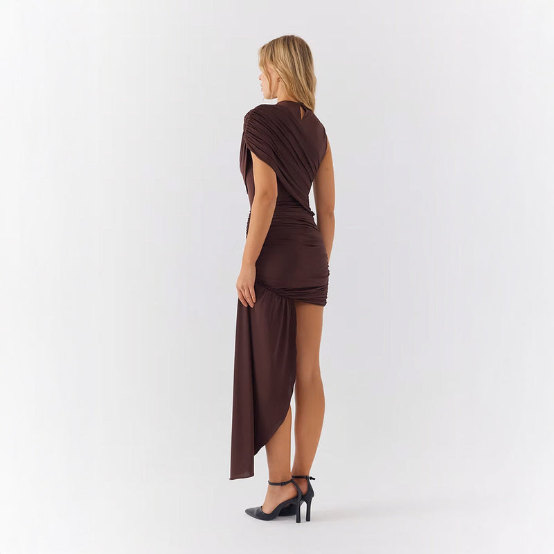 Delara | Robe Asymétrique Froncée