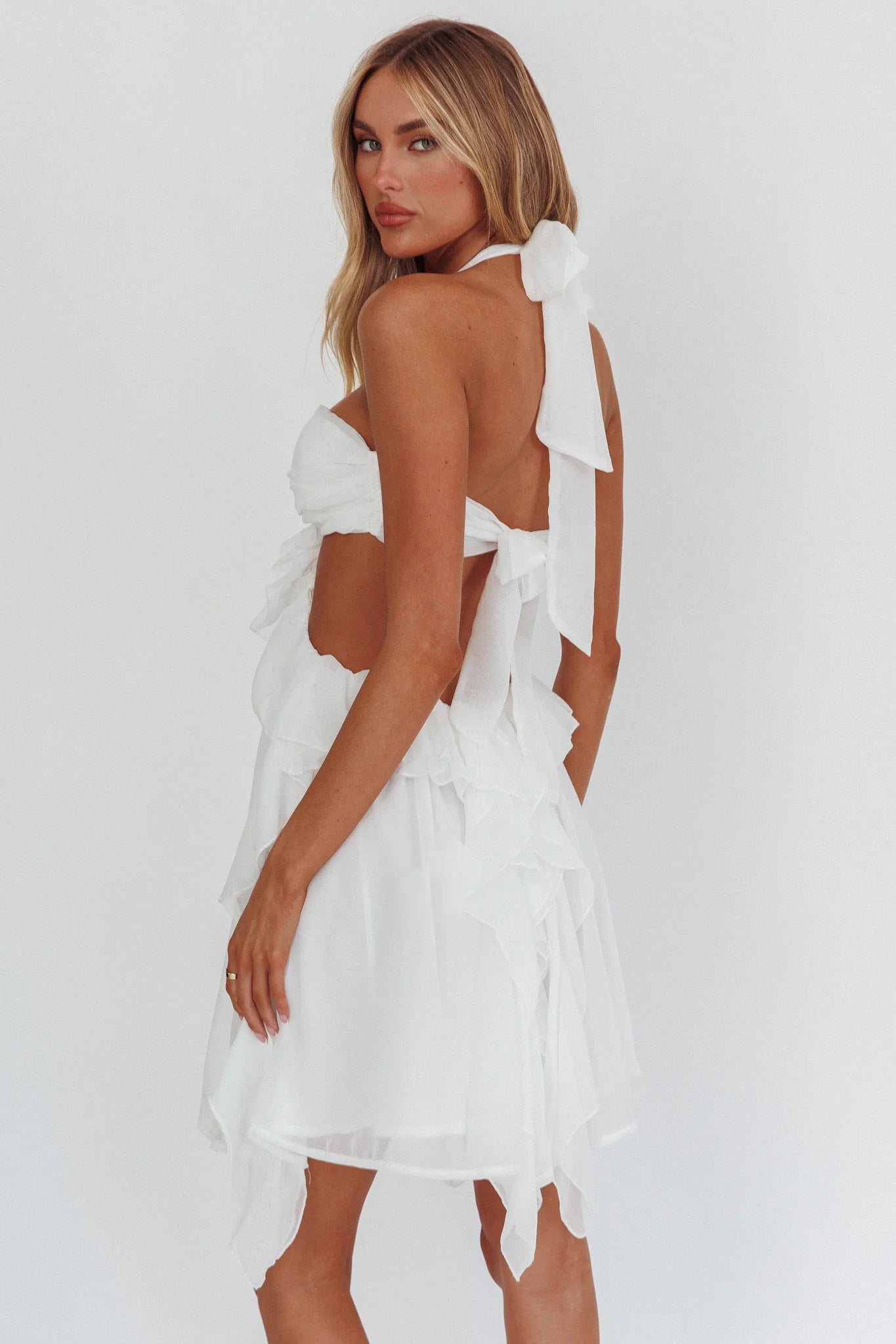 Maddie | Robe Volantée & Charme Coup de Cœur