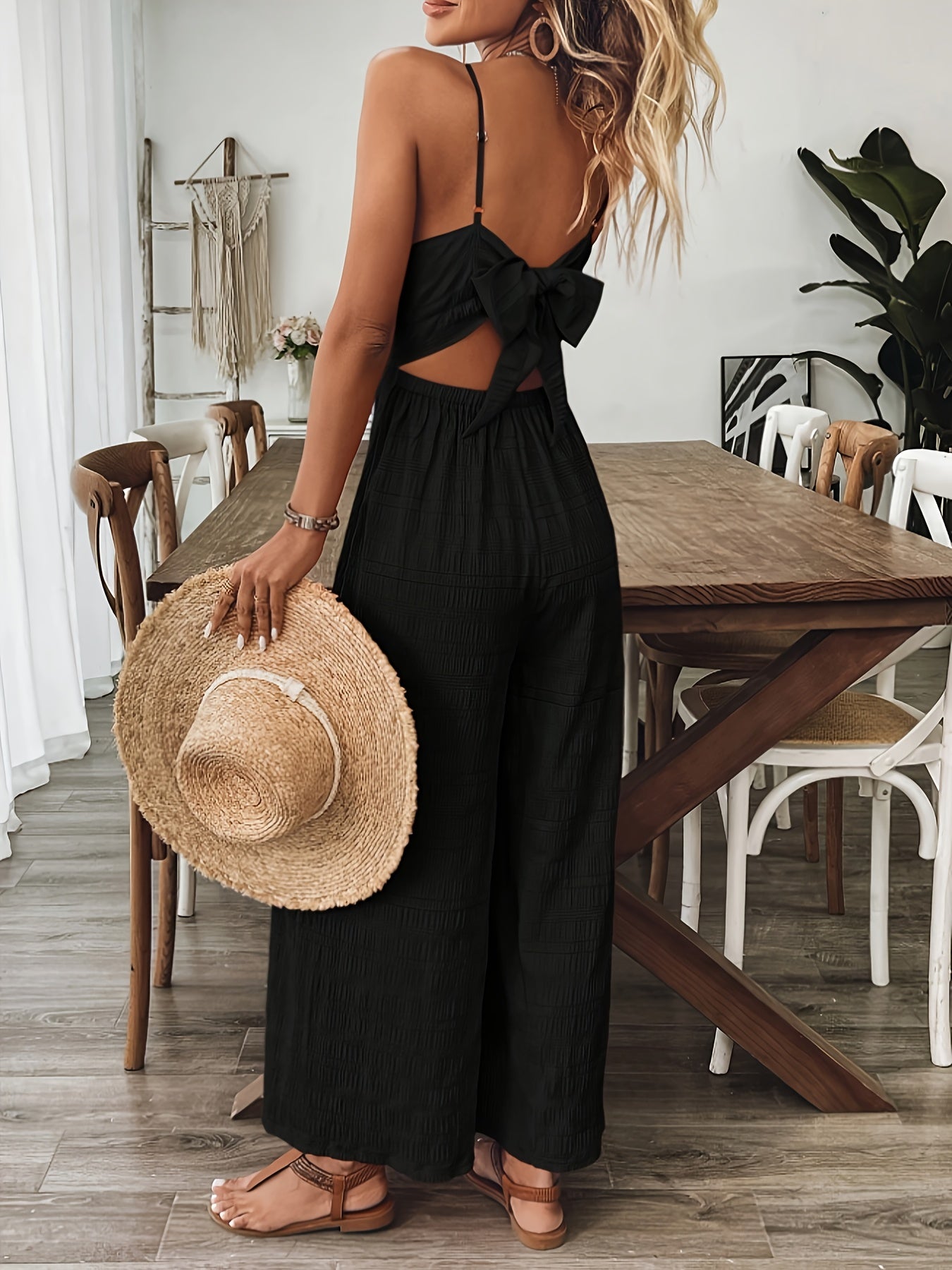 Léa | Jumpsuit Noeud & Élégance d’Été