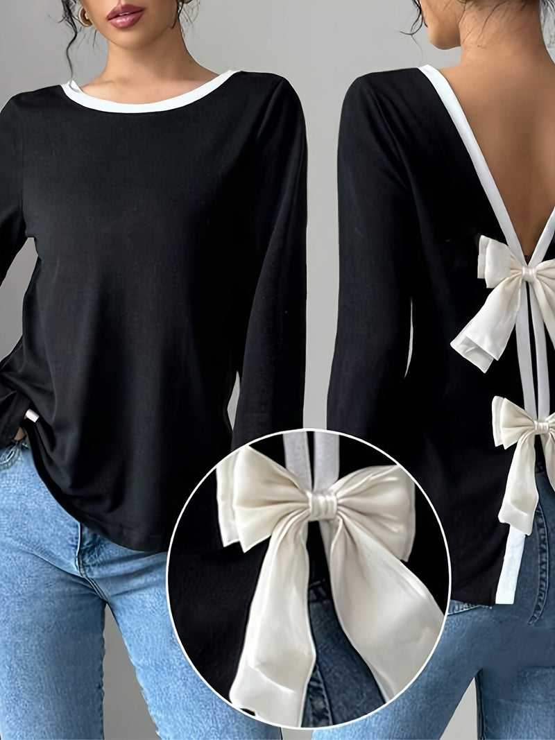 Joana™ | Haut Élégant avec Nœud