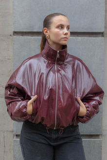 Aquita | Blouson Bomber Bordeaux