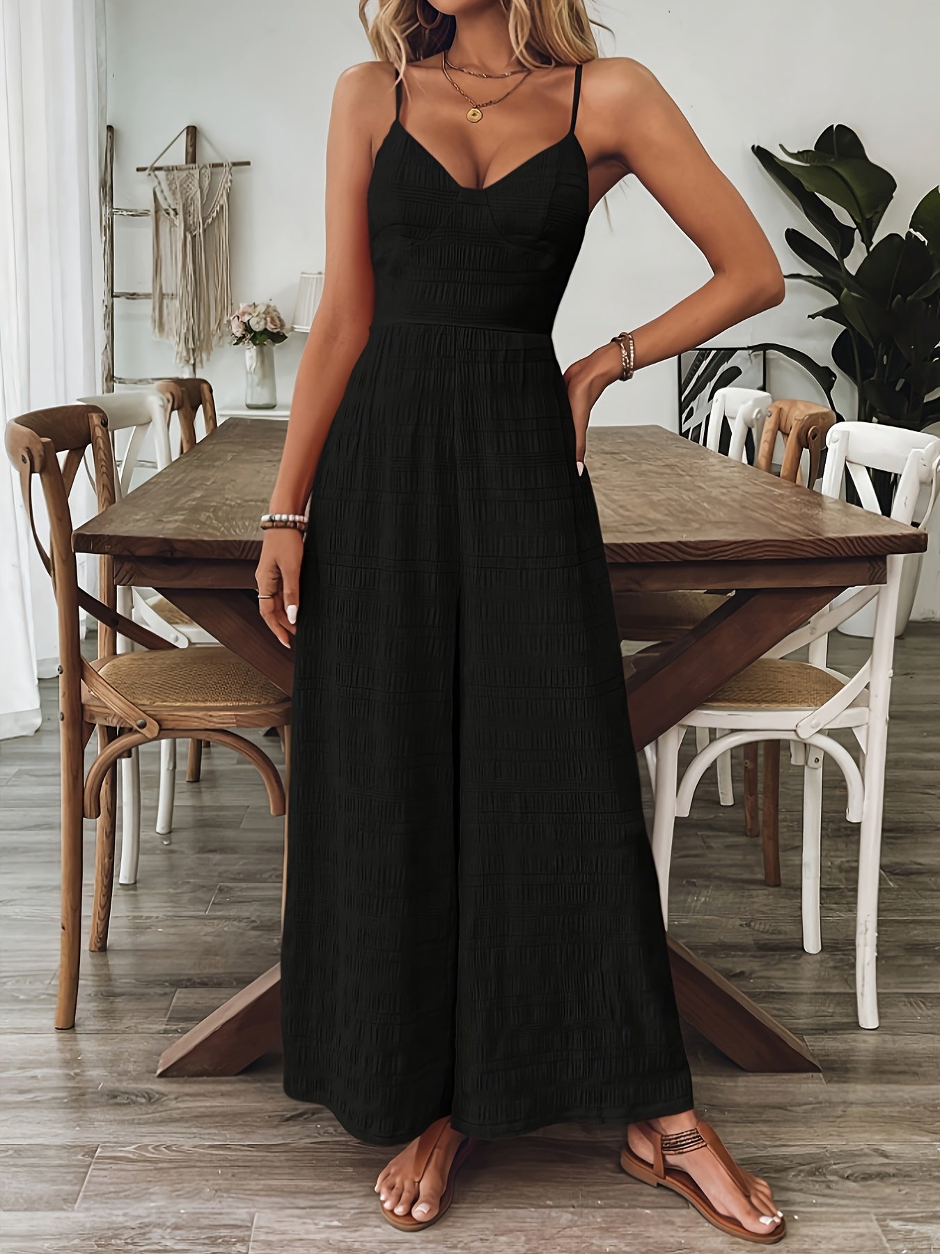 Léa | Jumpsuit Noeud & Élégance d’Été