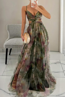 Elody | Robe Maxi Élégante à Imprimé Floral