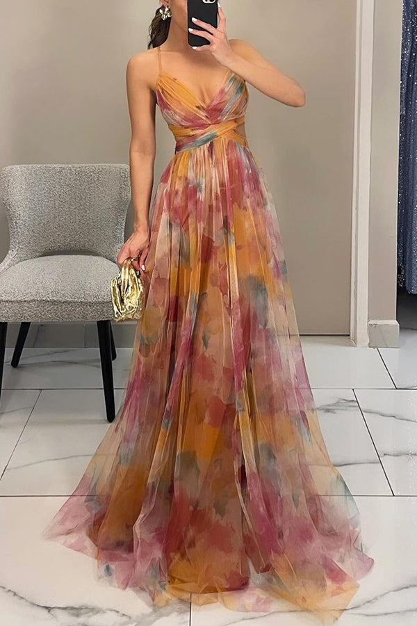 Elody | Robe Maxi Élégante à Imprimé Floral