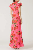 Meilin | Robe Maxi Fleurie Style Cheongsam