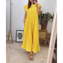 Auriane | Robe Plissée Unie